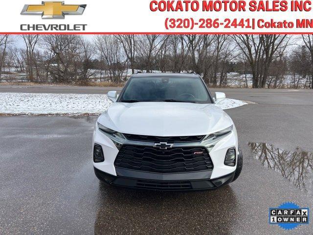 Used 2022 Chevrolet Blazer RS with VIN 3GNKBKRS7NS123501 for sale in Cokato, MN