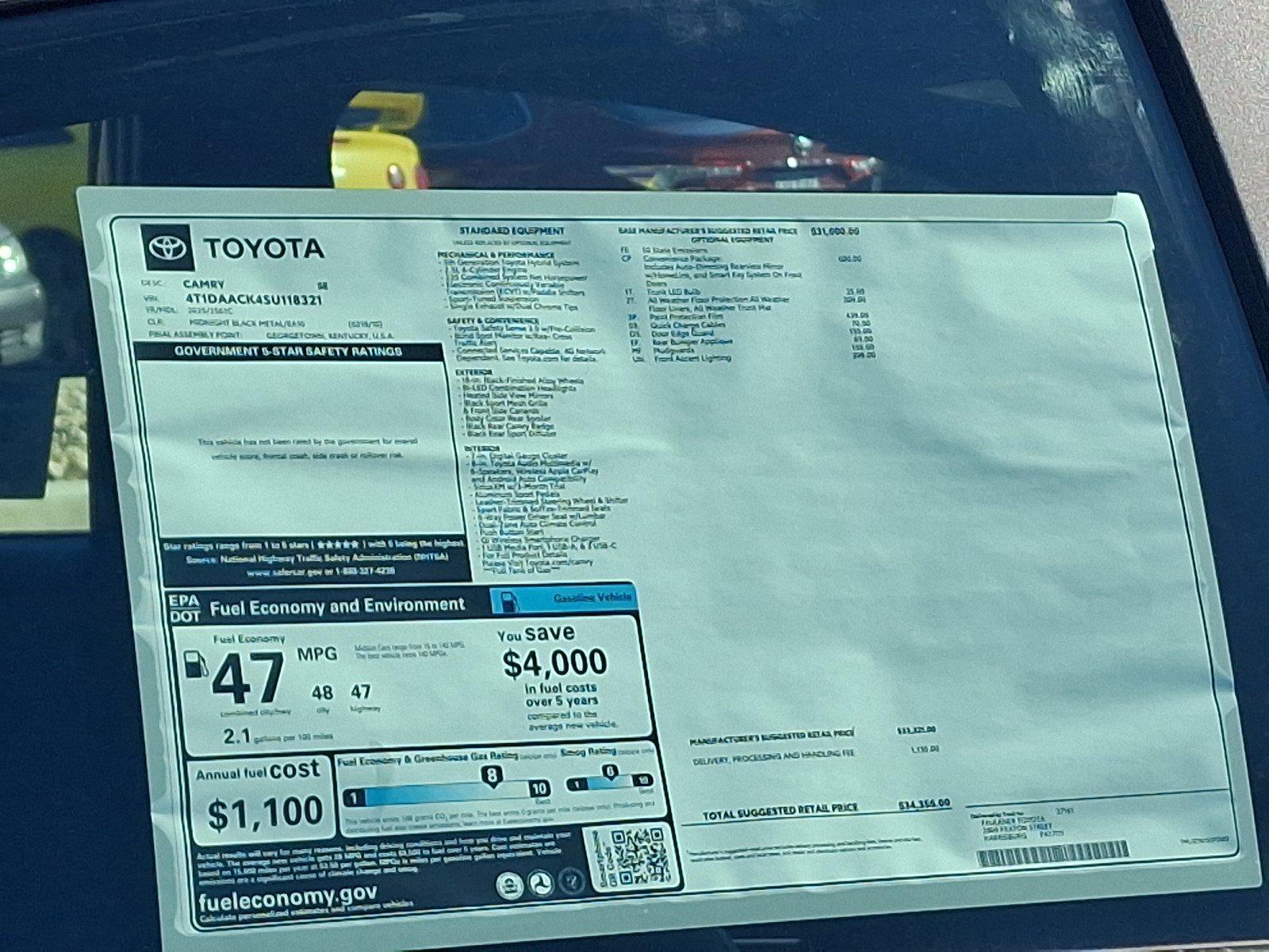 2025 Toyota Camry Vehicle Photo in Harrisburg, PA 17111