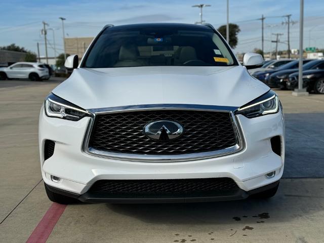 Certified 2022 INFINITI QX50 Luxe with VIN 3PCAJ5BA5NF115030 for sale in Grapevine, TX