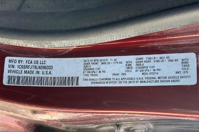 2020 Ram 1500 Vehicle Photo in Kansas City, MO 64114