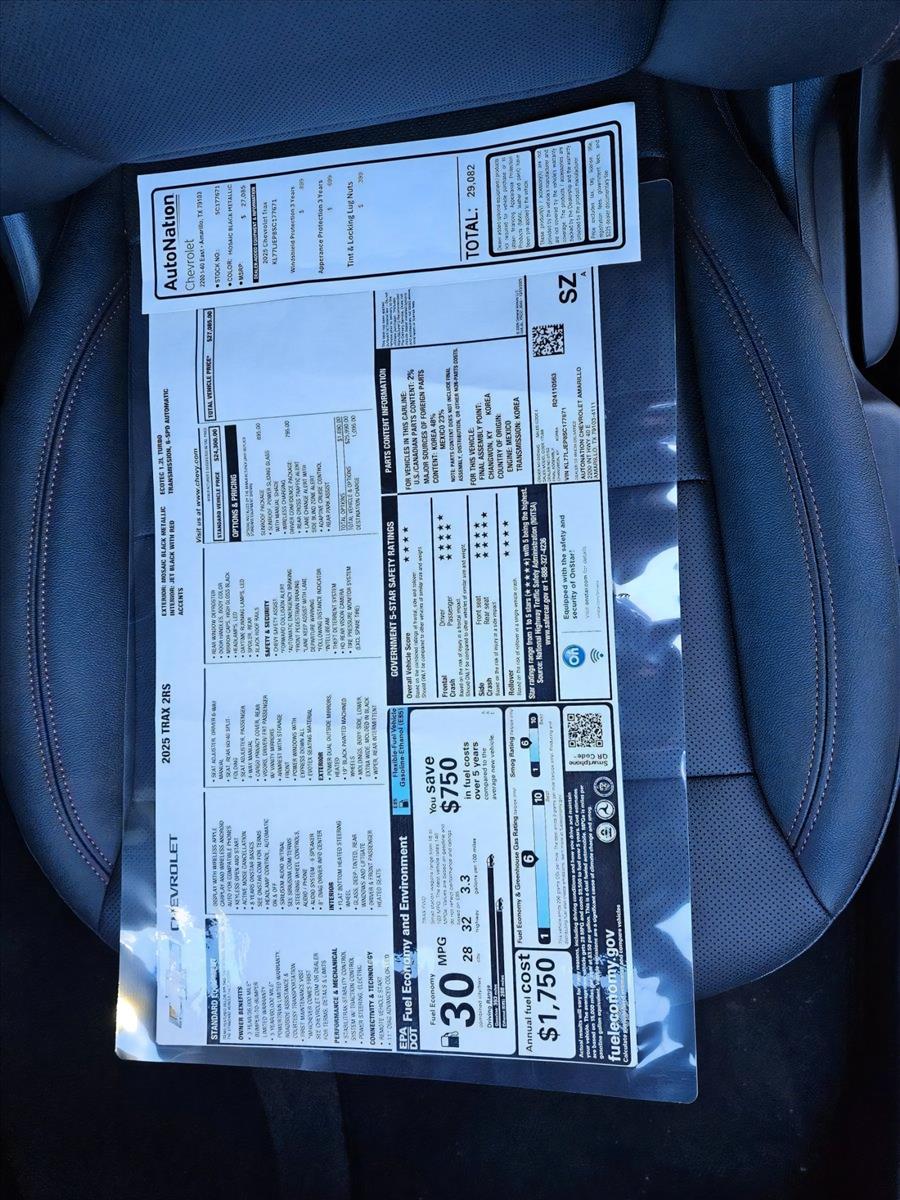 2025 Chevrolet Trax Vehicle Photo in AMARILLO, TX 79103-4111