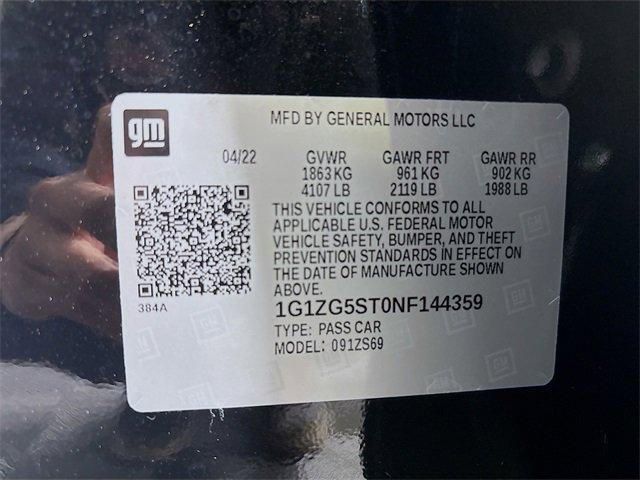 2022 Chevrolet Malibu Vehicle Photo in PUYALLUP, WA 98371-4149