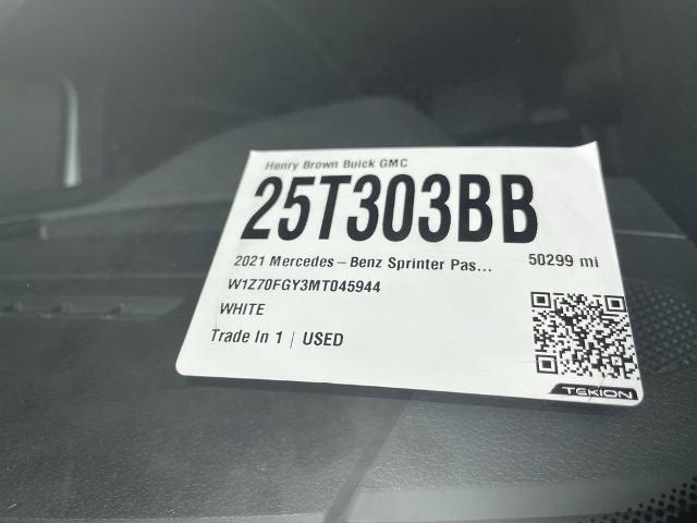2021 Mercedes-Benz Sprinter 1500 Vehicle Photo in GILBERT, AZ 85297-0402