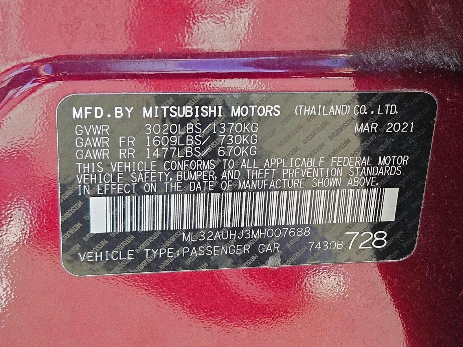 2021 Mitsubishi Mirage Vehicle Photo in HENDERSON, NV 89014-6702