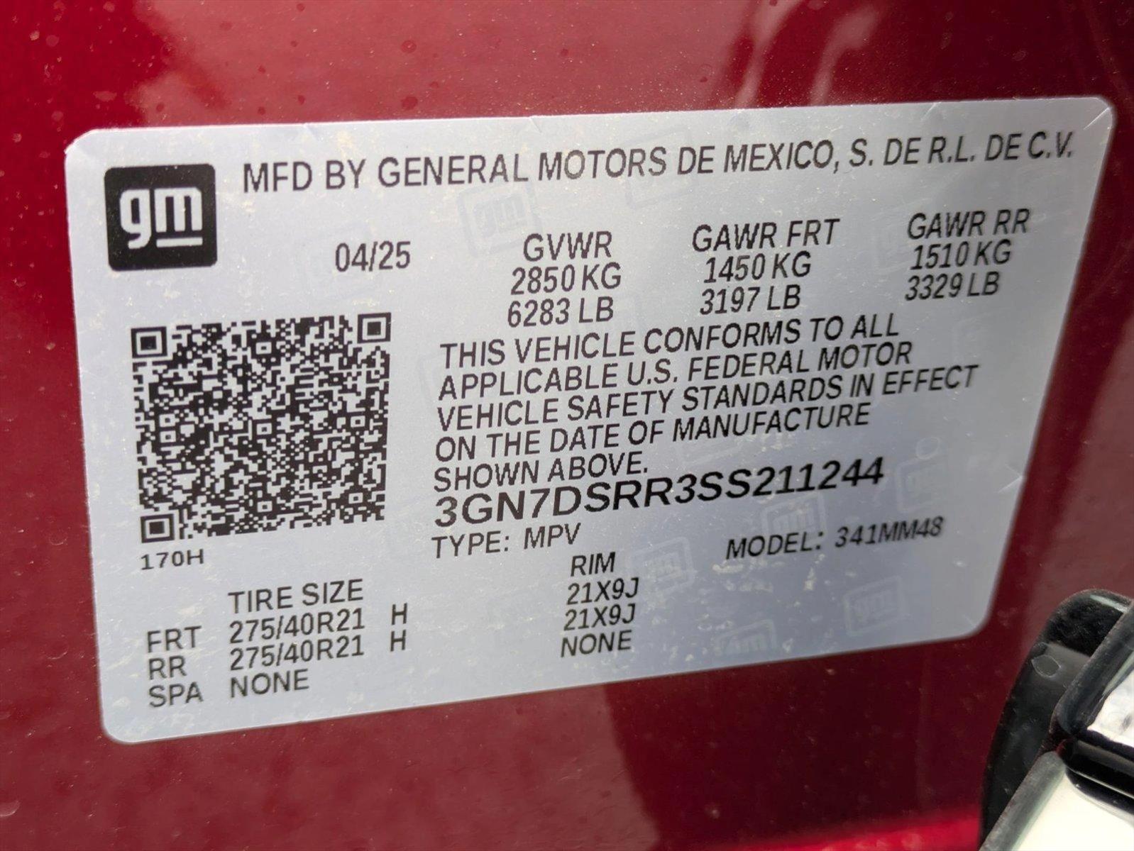 2025 Chevrolet Equinox EV Vehicle Photo in GREENACRES, FL 33463-3207