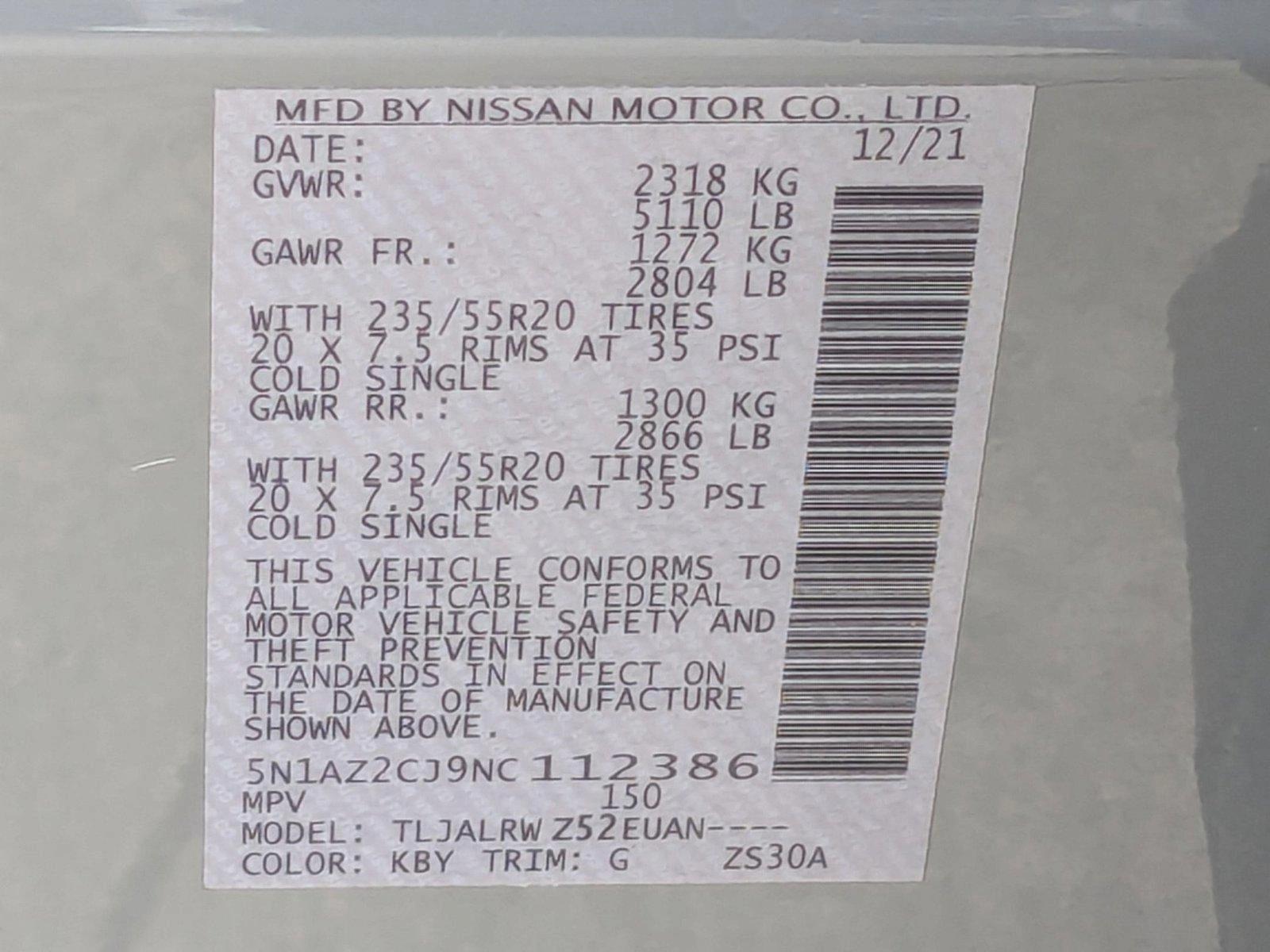 2022 Nissan Murano Vehicle Photo in Pembroke Pines , FL 33084