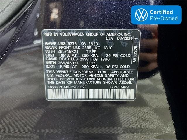 2024 Volkswagen Atlas Cross Sport Vehicle Photo in Puyallup, WA 98371
