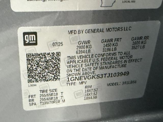 2026 Chevrolet Traverse Vehicle Photo in COLUMBIA, MO 65203-3903