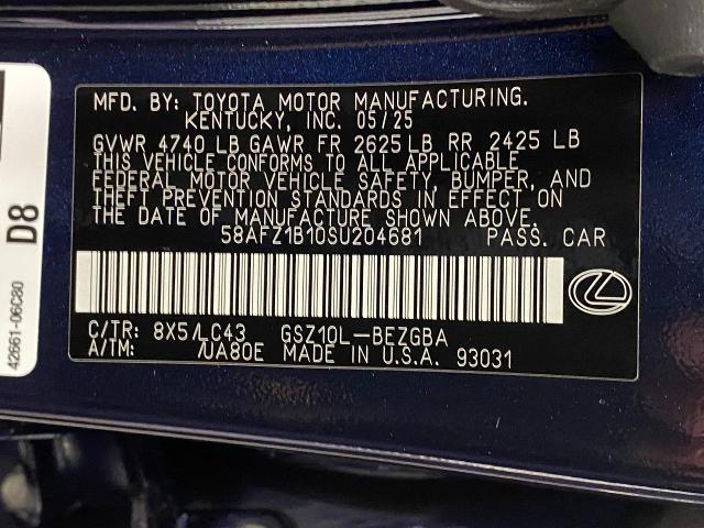 2025 Lexus ES 350 Vehicle Photo in Appleton, WI 54913