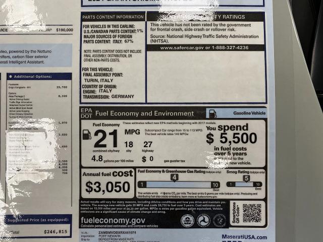 2024 Maserati GranTurismo Vehicle Photo in Appleton, WI 54913