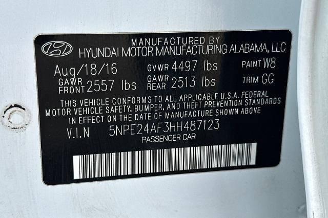 2017 Hyundai Sonata Vehicle Photo in SPOKANE, WA 99202-2191