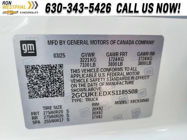 2025 Chevrolet Silverado 1500 Vehicle Photo in AURORA, IL 60503-9326