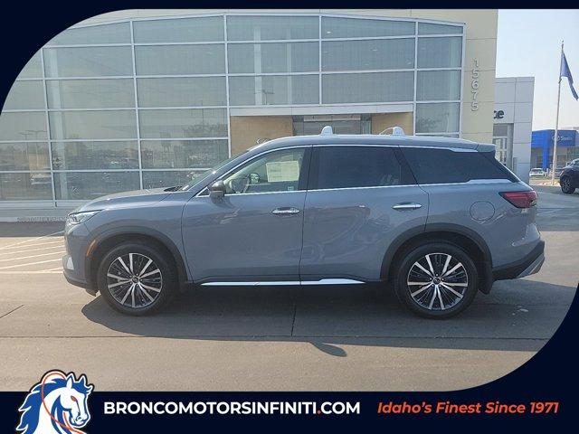 A 2025 INFINITI QX60 in Nampa ID dealer BRONCO MOTORS A 2025 INFINITI QX60 in Nampa ID dealer BRONCO MOTORS