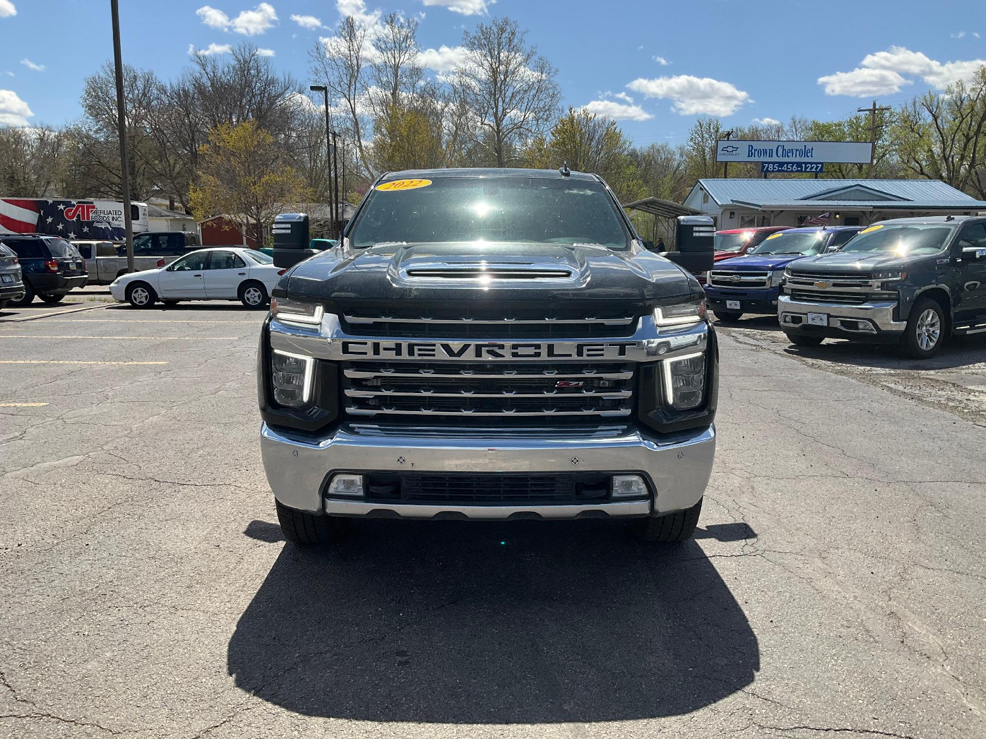 Used 2022 Chevrolet Silverado 2500HD LTZ with VIN 1GC4YPEY8NF148094 for sale in Kansas City