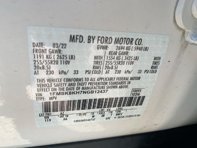 2022 Ford Explorer Vehicle Photo in MOON TOWNSHIP, PA 15108-2571