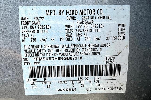 2022 Ford Explorer Vehicle Photo in Tulsa, OK 74145