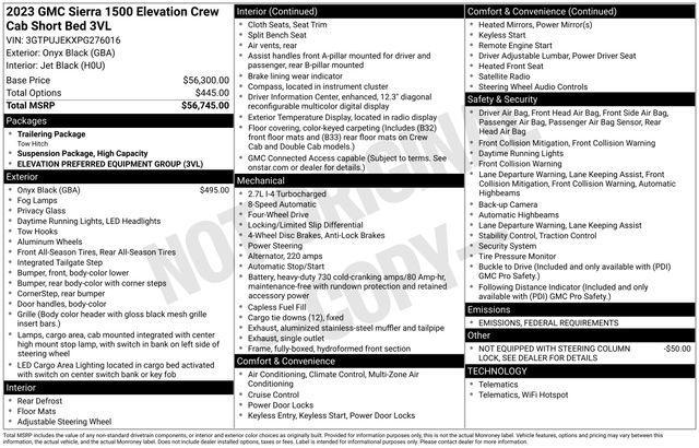 2023 GMC Sierra 1500 Vehicle Photo in DANBURY, CT 06810-5034
