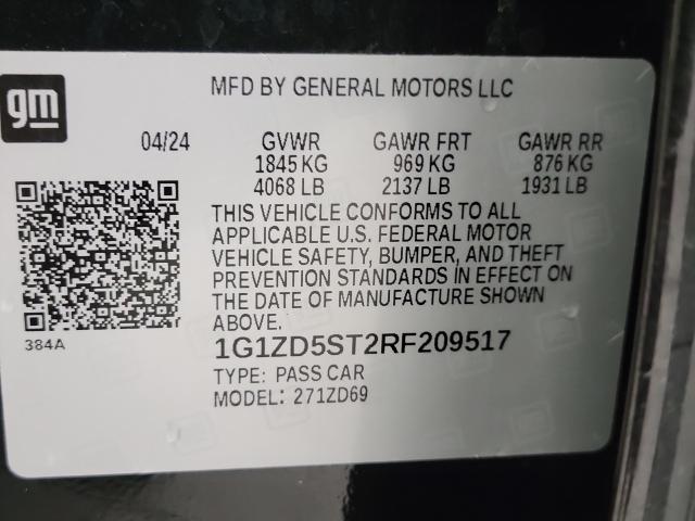 2024 Chevrolet Malibu Vehicle Photo in GREEN BAY, WI 54303-3330