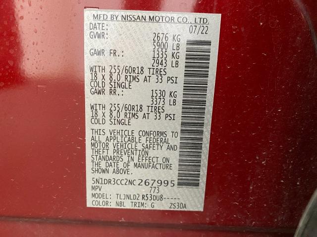 2022 Nissan Pathfinder Vehicle Photo in Appleton, WI 54913