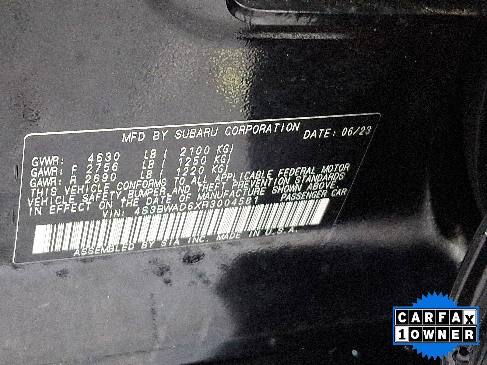 2024 Subaru Legacy Vehicle Photo in Harrisburg, PA 17111