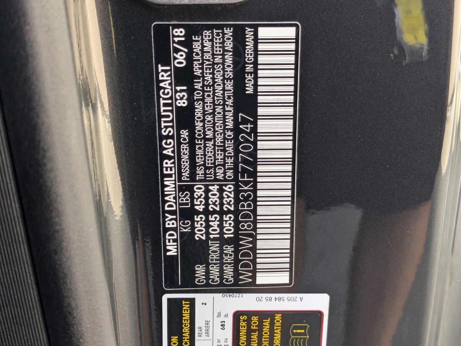 2019 Mercedes-Benz C-Class Vehicle Photo in Valencia, CA 91355