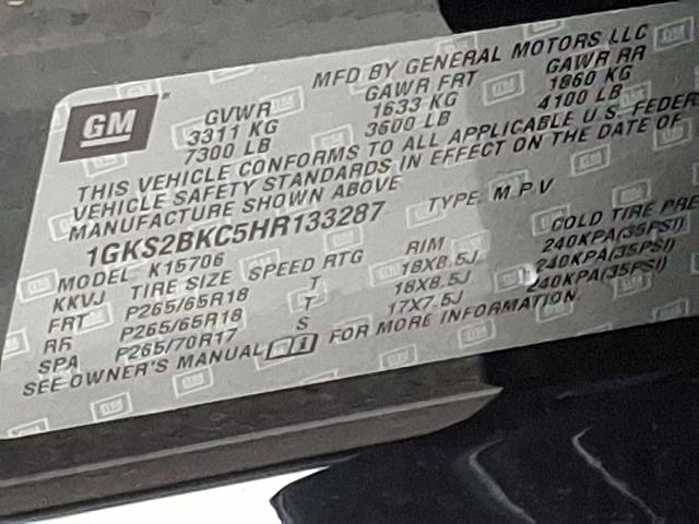 2017 GMC Yukon Vehicle Photo in TREVOSE, PA 19053-4984