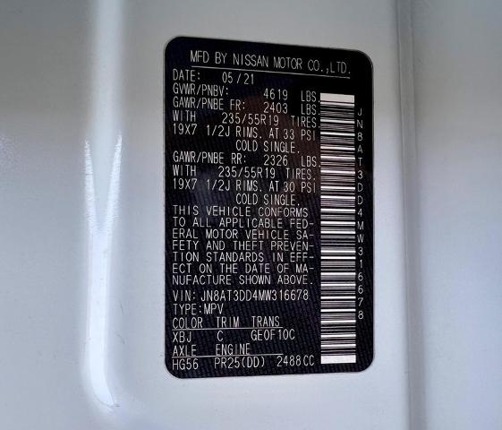 2021 Nissan Rogue Vehicle Photo in EFFINGHAM, IL 62401-2832
