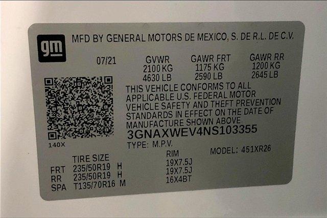 2022 Chevrolet Equinox Vehicle Photo in KANSAS CITY, MO 64114-4502