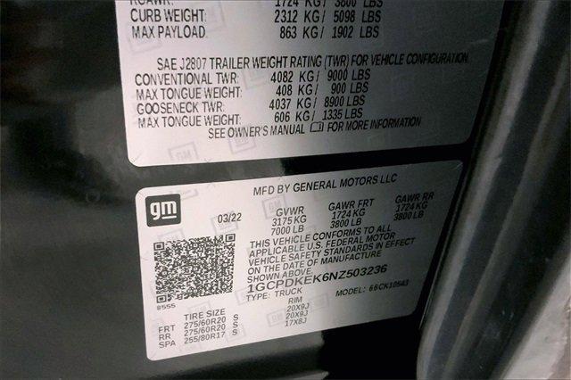 2022 Chevrolet Silverado 1500 Vehicle Photo in INDEPENDENCE, MO 64055-1314