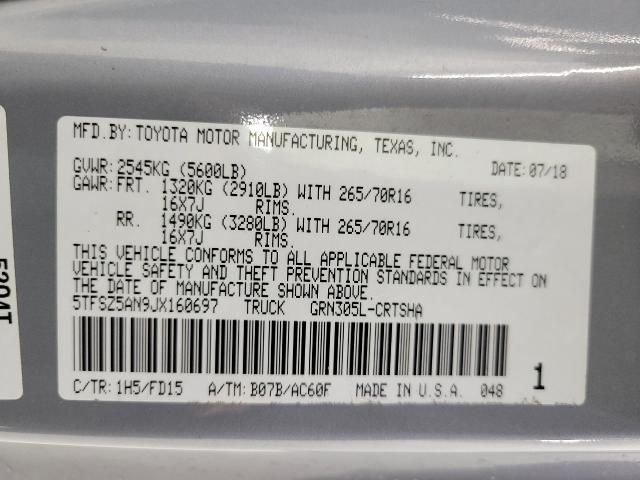 2018 Toyota Tacoma Vehicle Photo in NEENAH, WI 54956-2243