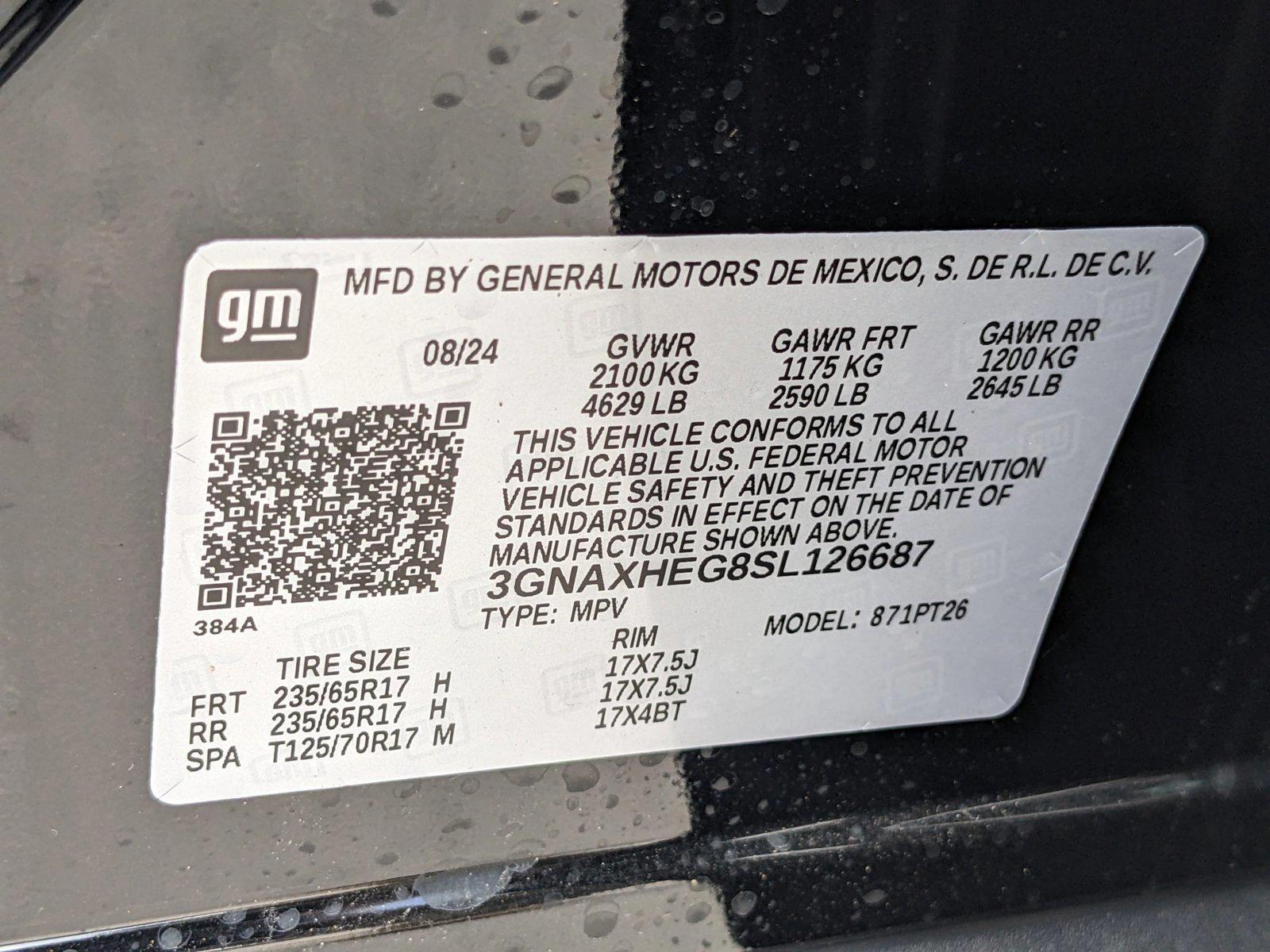 2025 Chevrolet Equinox Vehicle Photo in MIAMI, FL 33172-3015