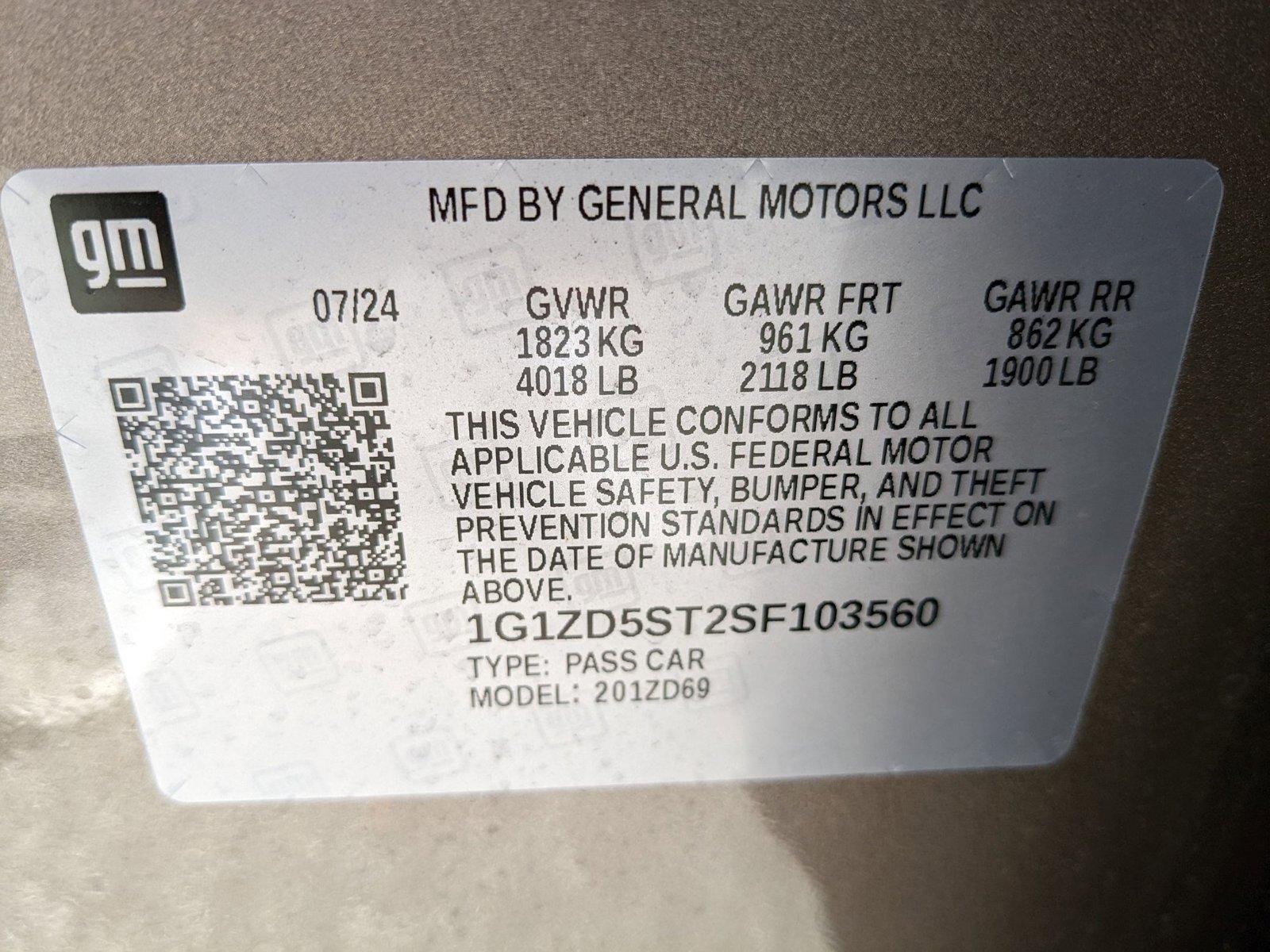 2025 Chevrolet Malibu Vehicle Photo in ORLANDO, FL 32808-7998