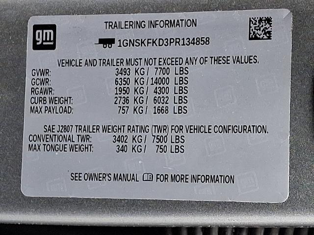 2023 Chevrolet Suburban Vehicle Photo in TREVOSE, PA 19053-4984