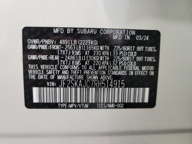 2024 Subaru Forester Vehicle Photo in Oshkosh, WI 54904