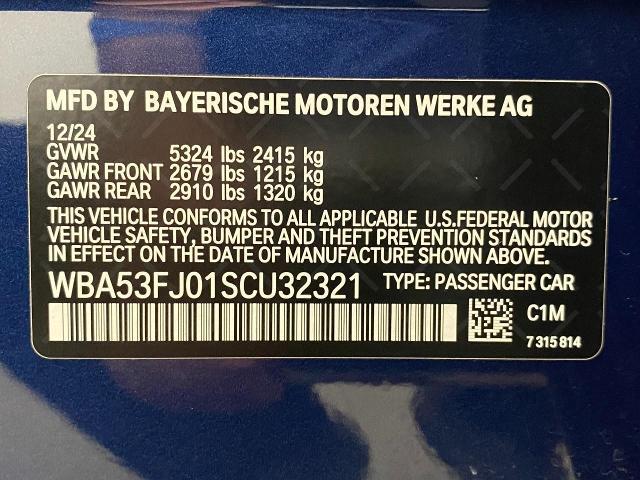 2025 BMW 530i xDrive Vehicle Photo in Appleton, WI 54913