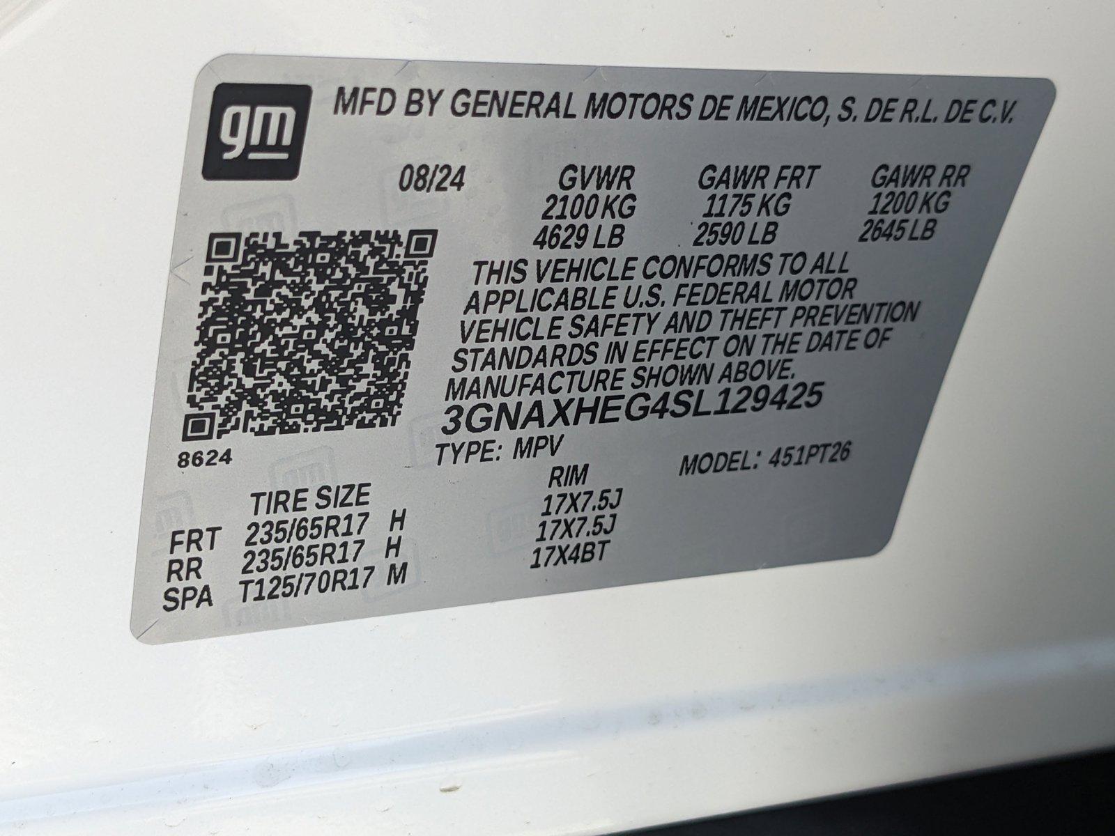 2025 Chevrolet Equinox Vehicle Photo in MIAMI, FL 33172-3015