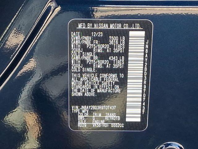 2024 Nissan Armada Vehicle Photo in DANBURY, CT 06810-5034