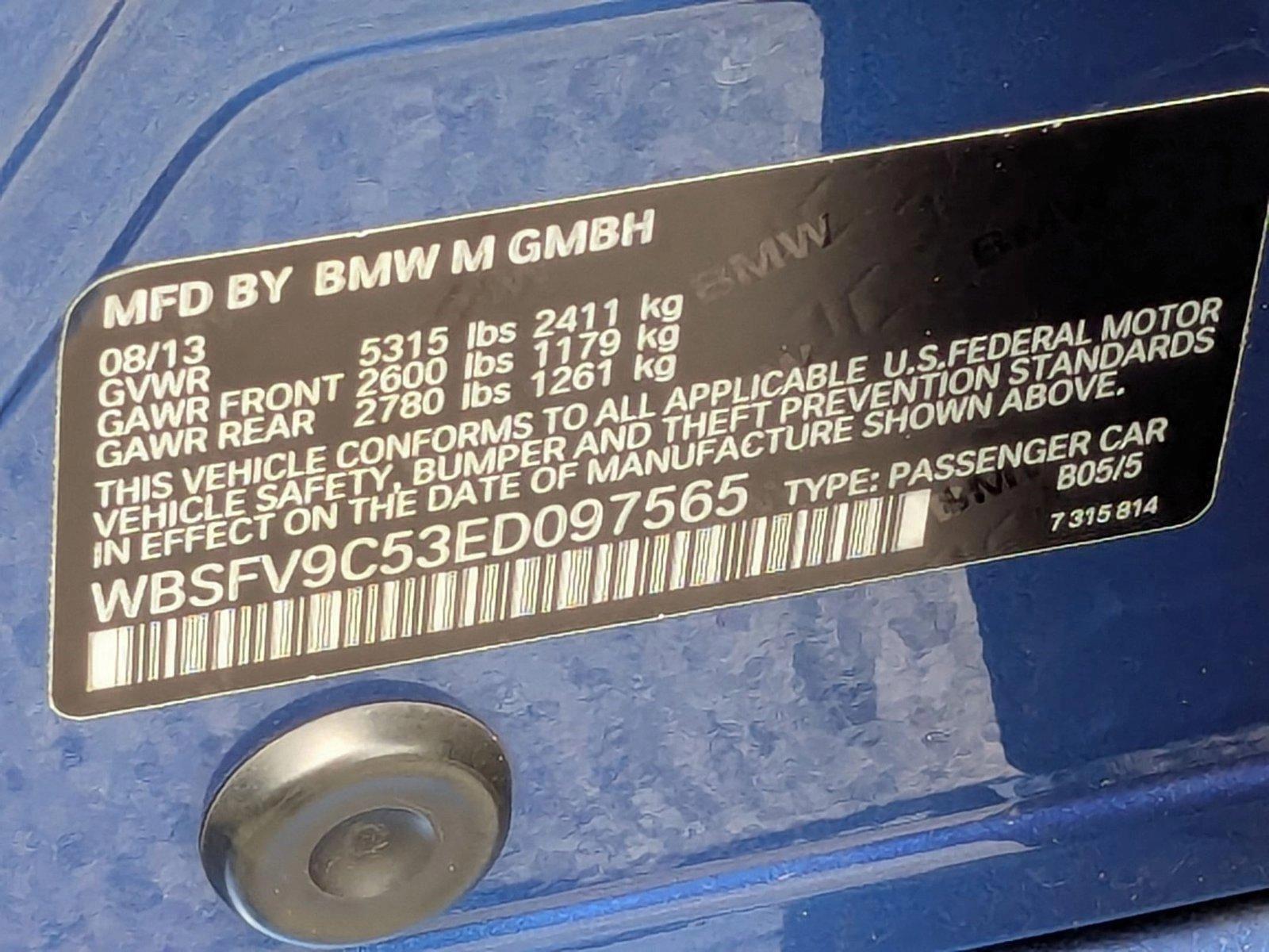 2014 BMW M5 Vehicle Photo in PEMBROKE PINES, FL 33024-6534