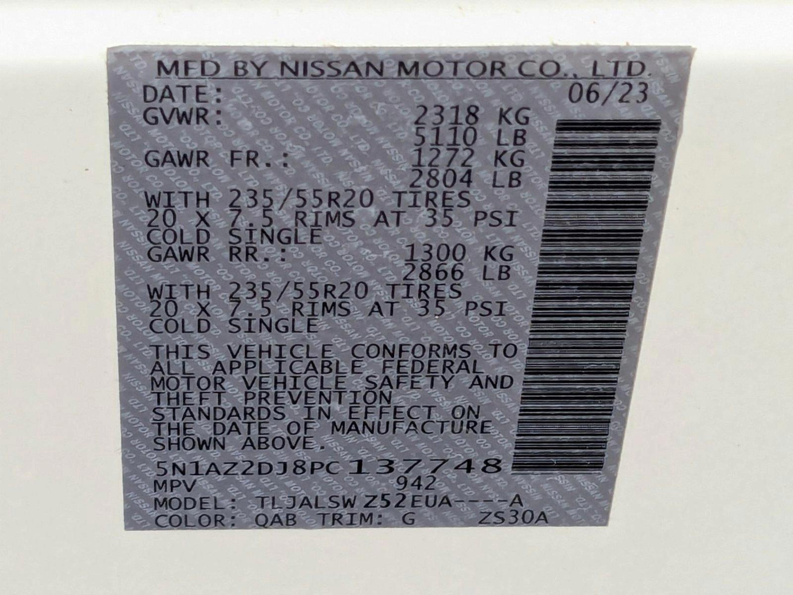 2023 Nissan Murano Vehicle Photo in Sanford, FL 32771