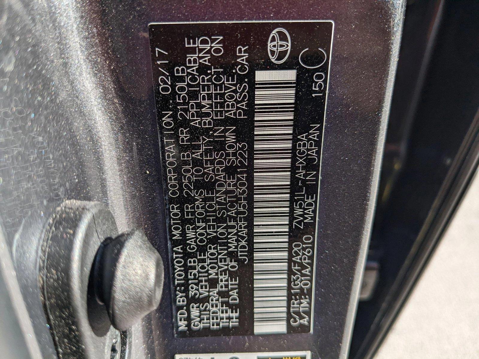 2017 Toyota Prius Vehicle Photo in Davie, FL 33331