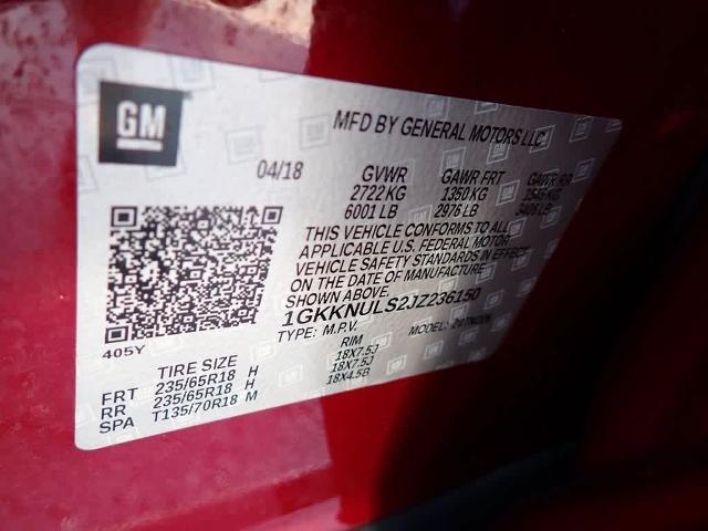 2018 GMC Acadia Vehicle Photo in ZELIENOPLE, PA 16063-2910