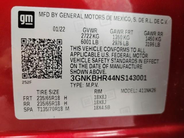 2022 Chevrolet Blazer Vehicle Photo in MANITOWOC, WI 54220-5838