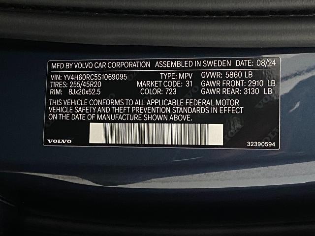 2025 Volvo XC60 Plug-In Hybrid Vehicle Photo in Appleton, WI 54913