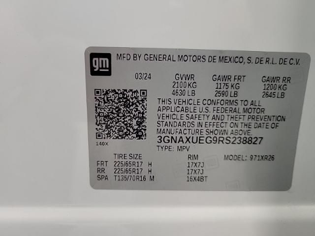 2024 Chevrolet Equinox Vehicle Photo in GREEN BAY, WI 54303-3330