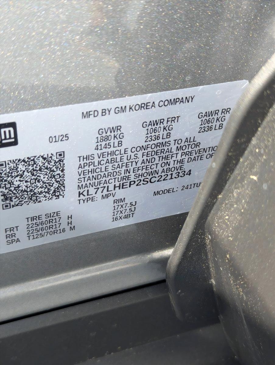 2025 Chevrolet Trax Vehicle Photo in PEMBROKE PINES, FL 33024-6534
