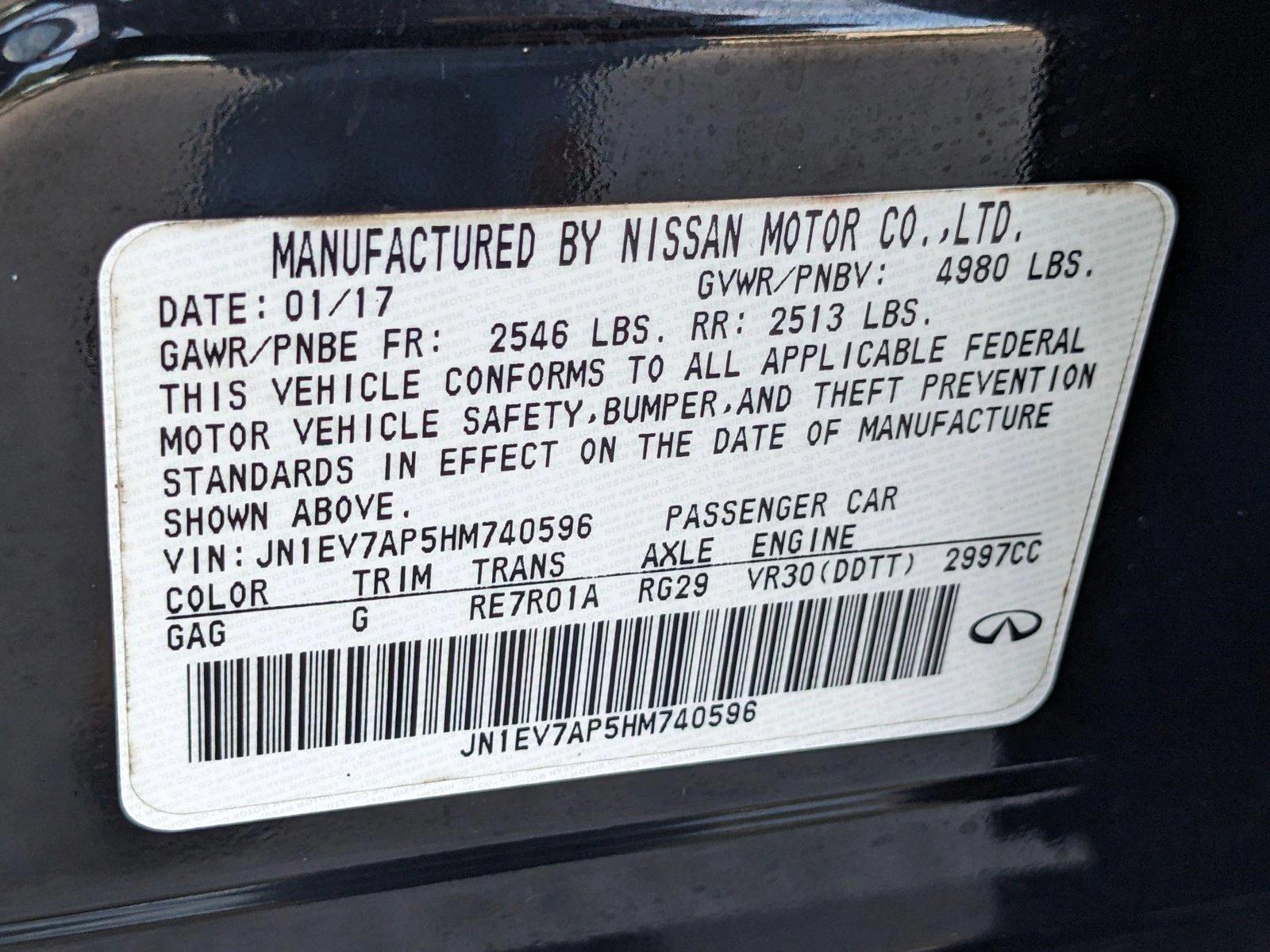 2017 INFINITI Q50 Vehicle Photo in MIAMI, FL 33172-3015