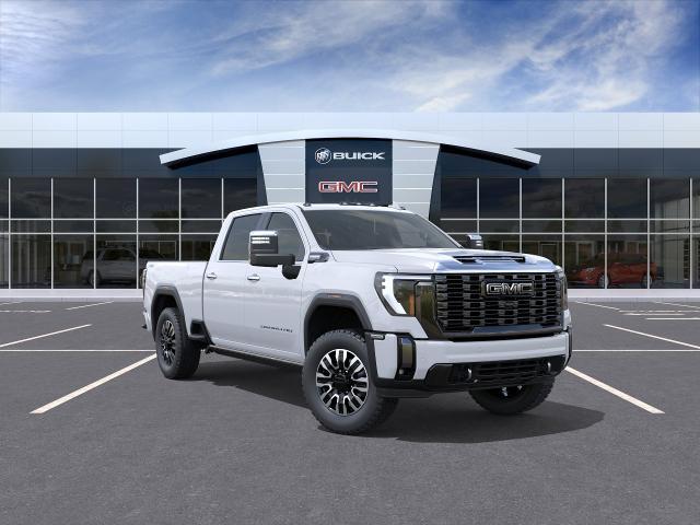 Glacier White Tricoat 2026 GMC Sierra 2500HD Denali Ultimate Crew Cab 4WD Pickup Truck Four-Wheel Drive Automatic