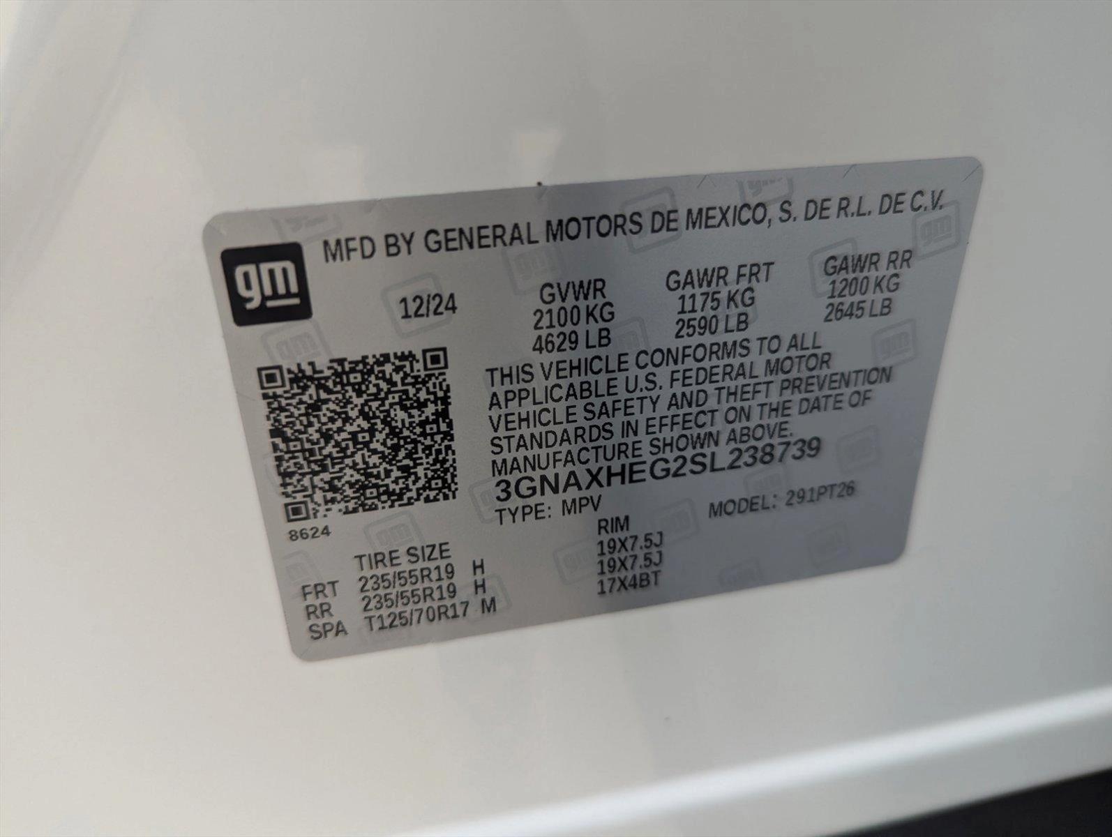 2025 Chevrolet Equinox Vehicle Photo in CORPUS CHRISTI, TX 78412-4902