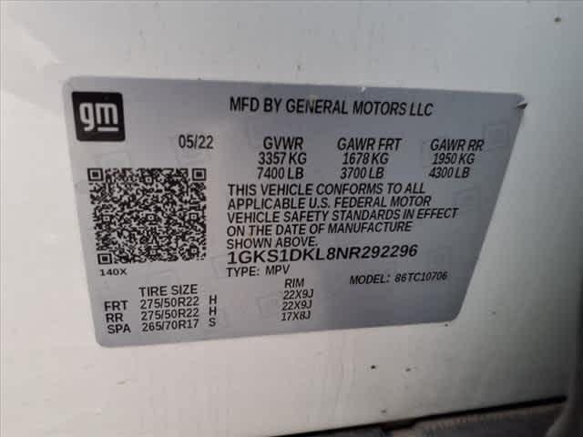 2022 GMC Yukon Vehicle Photo in San Antonio, TX 78230-1001