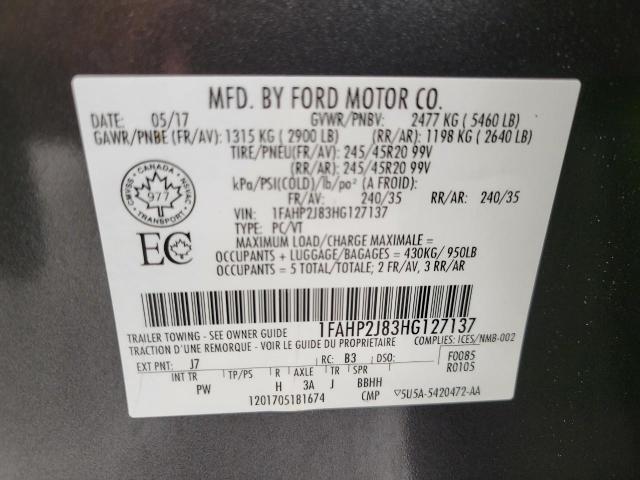 2017 Ford Taurus Vehicle Photo in GREEN BAY, WI 54303-3330